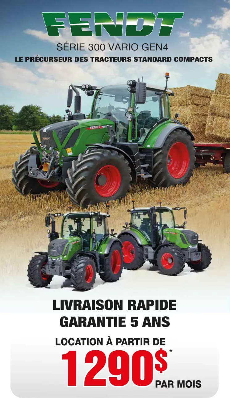 Fendt, Location à partir de 1 290 $ par mois